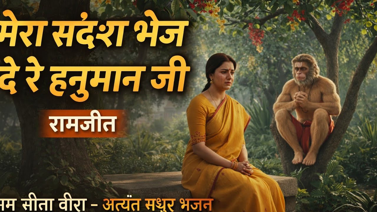 मेरा संदेश भेज दे रे हनुमान जी 🙏 | भावुक राम सीता वीरा भजन