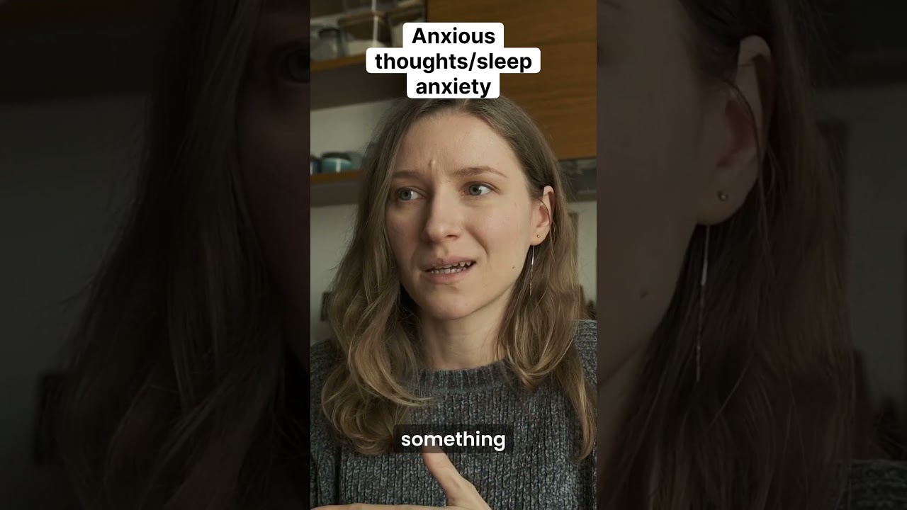 Residual anxious thoughts during 