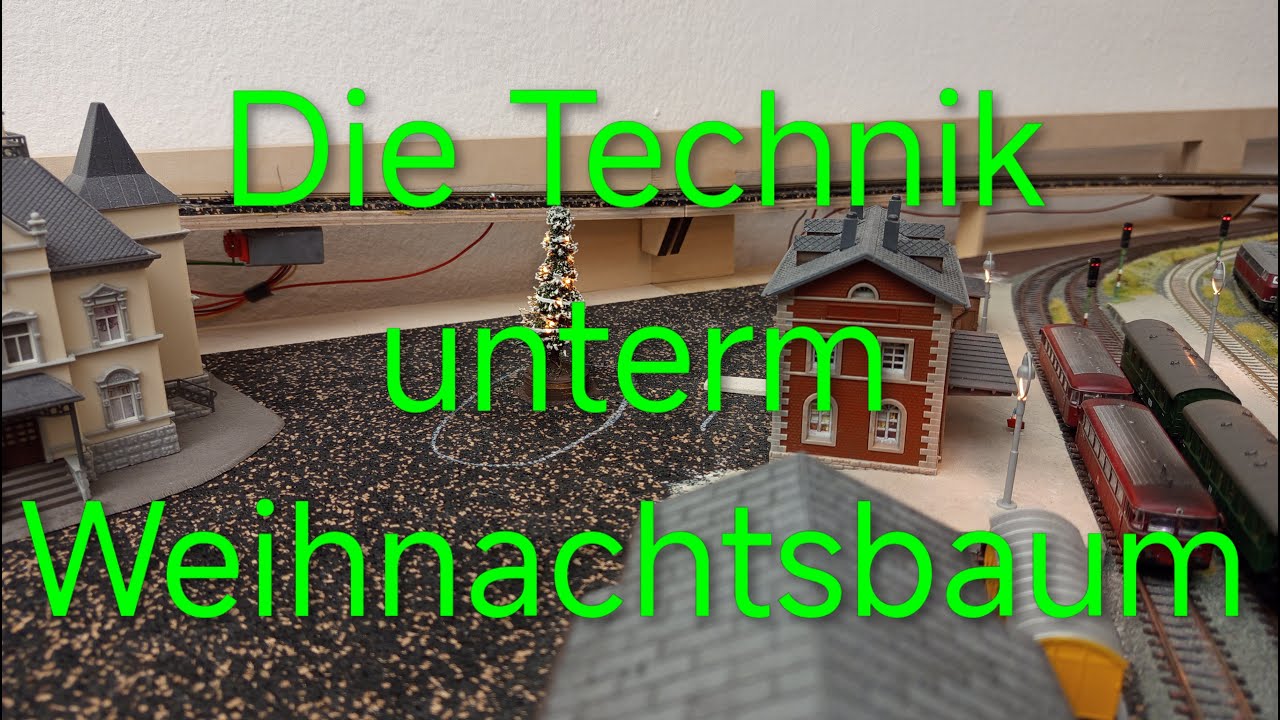 Die Technik unter dem Weihnachtsbaum🎄 Wir werfen einen Blick unter meine Modellbahnanlage...