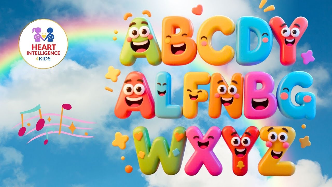 Učíme se abecedu ABCD - Česká abeceda pro děti - česká písmena - Heart Intelligence Kids