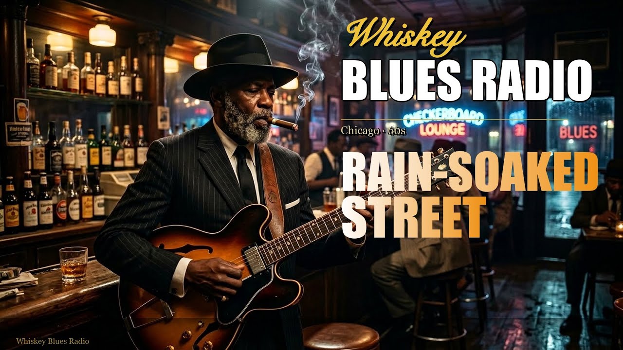 Bitter Slow Electric Blues | Rain-Soaked Street