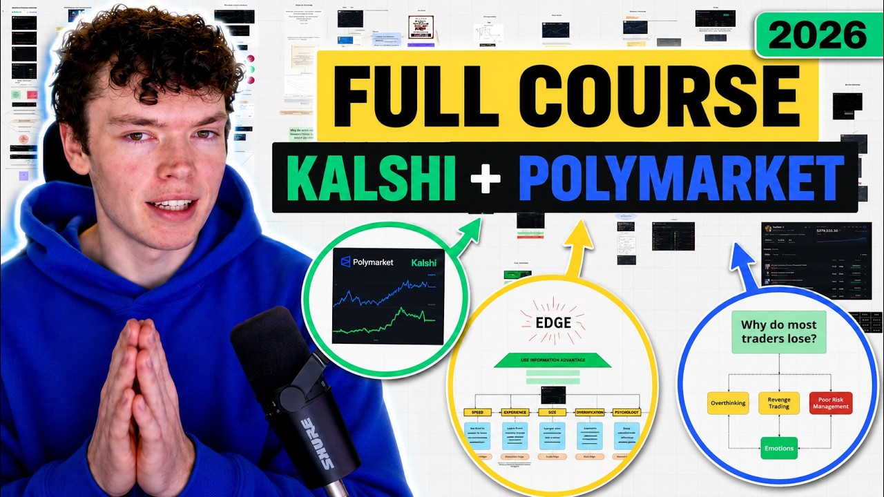 FULL POLYMARKET COURSE - 2026 UPDATED (prediction markets)