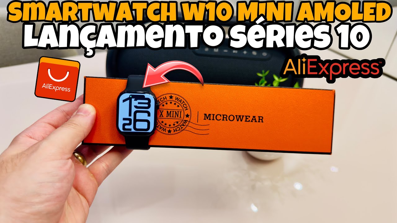 O BRABO DO MOMENTO🚨Smartwatch W10 Mini Series 10 42MM CHATGPT, TRADUTOR, Bússola, Função de Gestos !