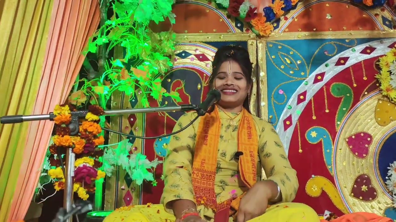 Holi geet#Jeetu Sadhvi ke dwara#Shravan kar rahe bhakti gana#🙏🙏🙏🙏🙏🚩🚩🚩🚩🚩