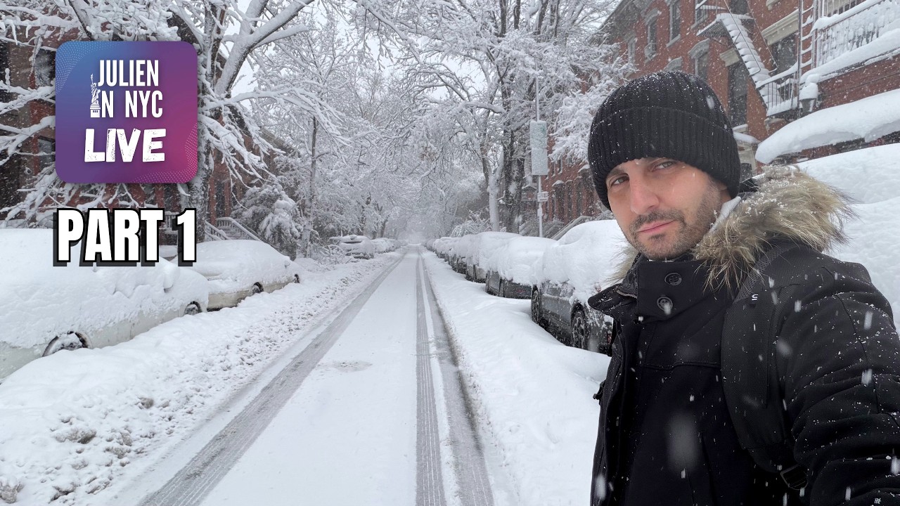 NEW YORK CITY Live - ❄️Blizzard Slams NYC❄️ - February 23 2026 - 10 AM