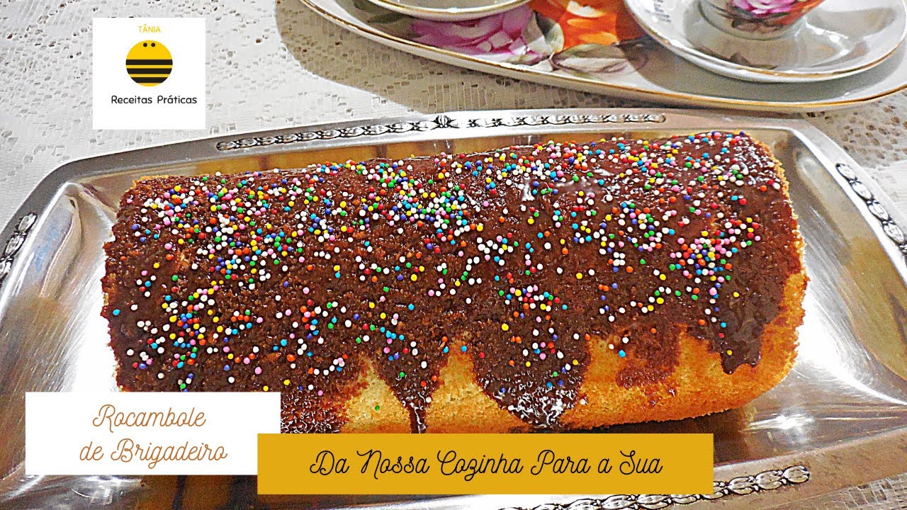 ♡ Rocambole de Brigadeiro!! Essa deliciosa receita, vai adoçar ainda mais a sua vida!! ♡