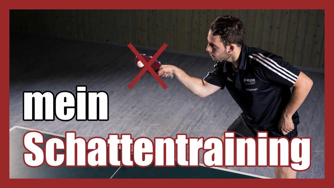 Tischtennis alleine trainieren | zu Hause | Schattentraining