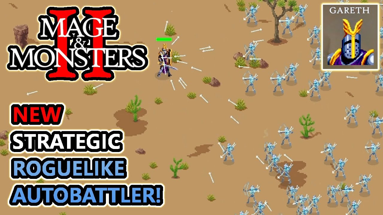Can We Win a SOLO GARETH INSANE Difficulty Run? NEW Roguelike Autobattler! | Mage & Monsters II