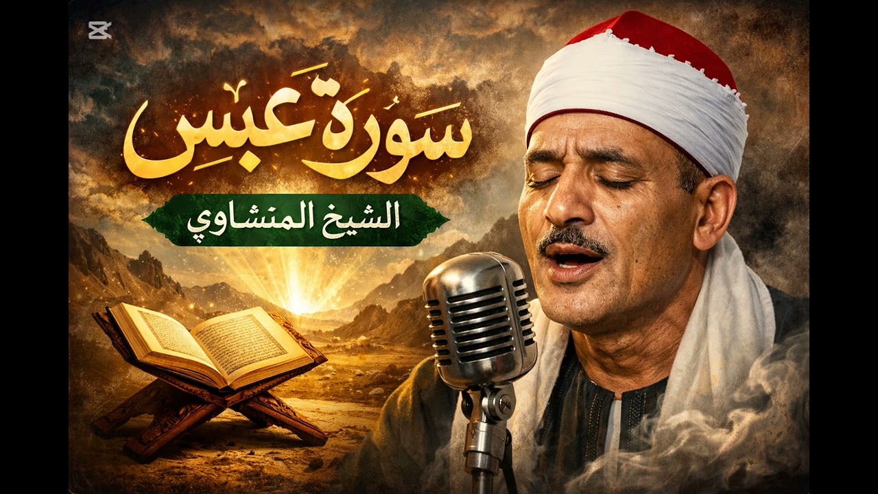 تلاوة خاشعة لسورة عبس بصوت الشيخ محمد صديق المنشاوي 🤍آيات تلامس القلب وتبعث الطمأنينة ✨#سورة_عبس
