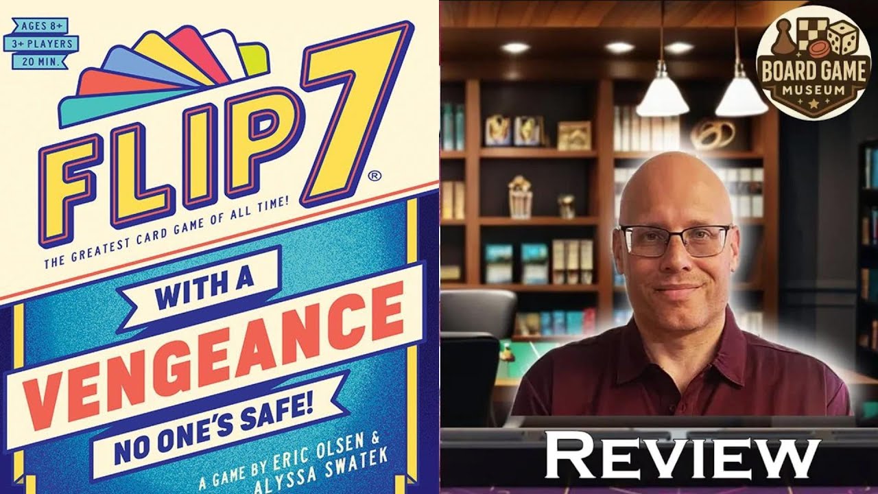 Обзор карточной игры Flip 7 With A Vengeance (The Op Games 2026)