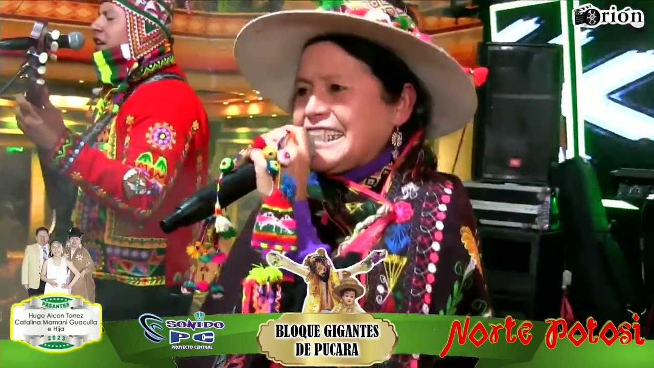 NORTE POTOSI MORENADA RESIDENTES DE SANTIAGO DE MACHACA 2023:RECEPCIÓN DEL BLOQUE GIGANTES DE PUKARA