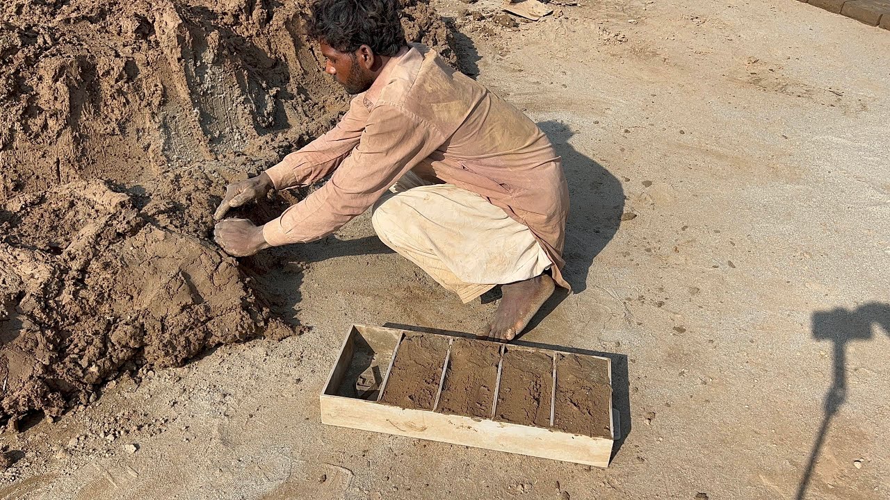 How Bricks Are Made by Hand | Traditional Method Producing Millions of Bricks