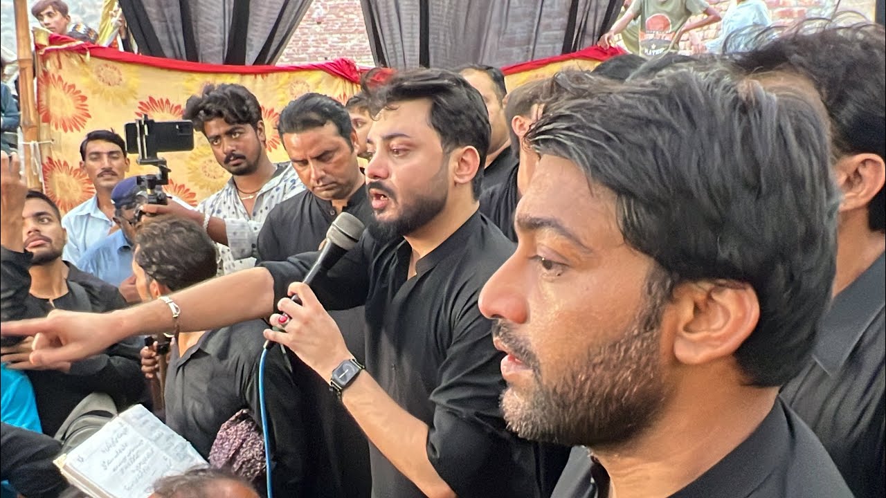 Singer Asad Abbas Chaleswan Khatam & Majlis Aza | Sharafat Ali , Ali Hamza , Ali Abbas At Satiana .