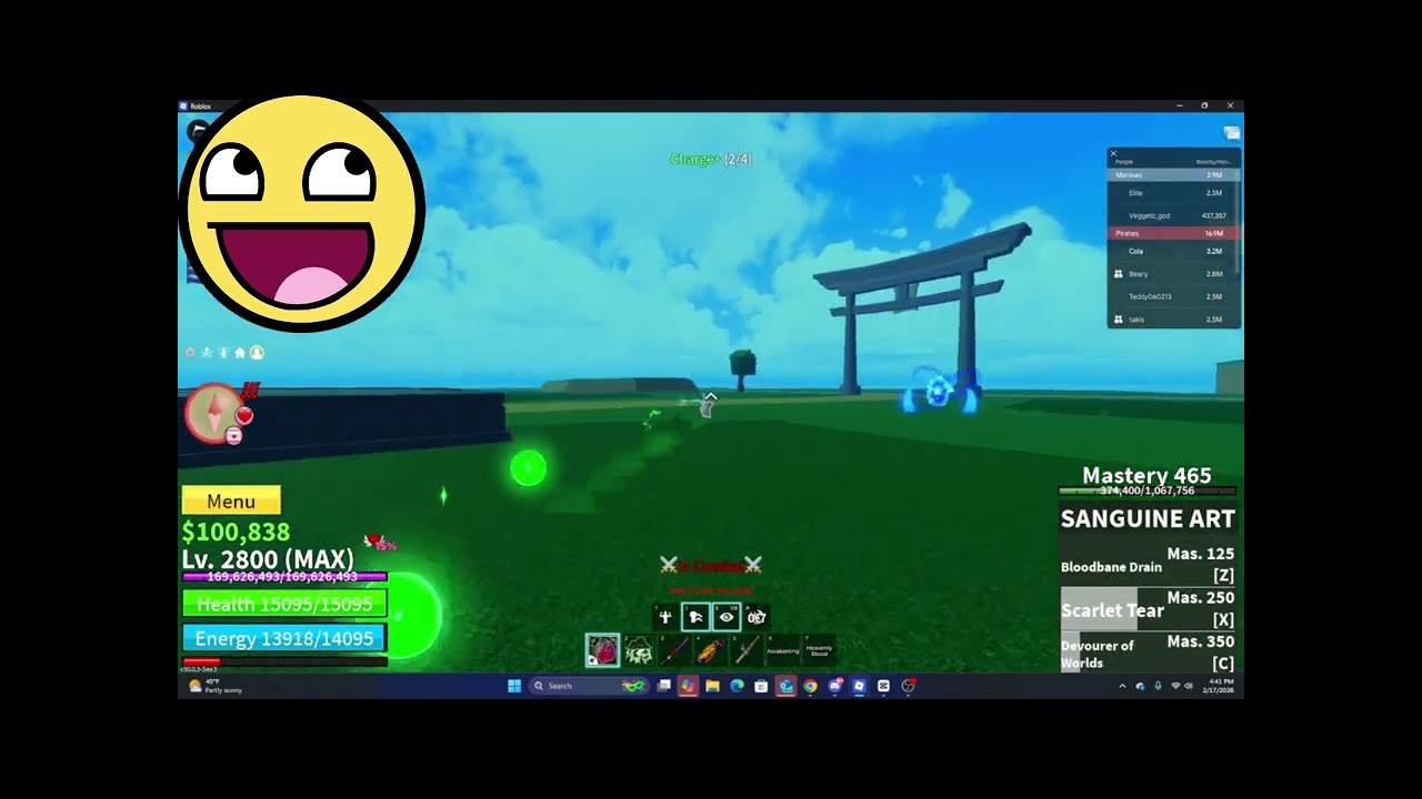1v1ing my friend in blox fruits