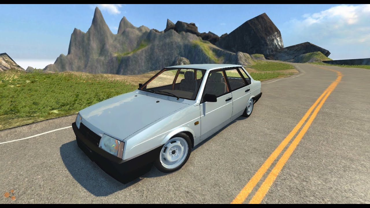 BeamNG.Drive Mod : LADA 21099 V2.0 (physics Crash test)