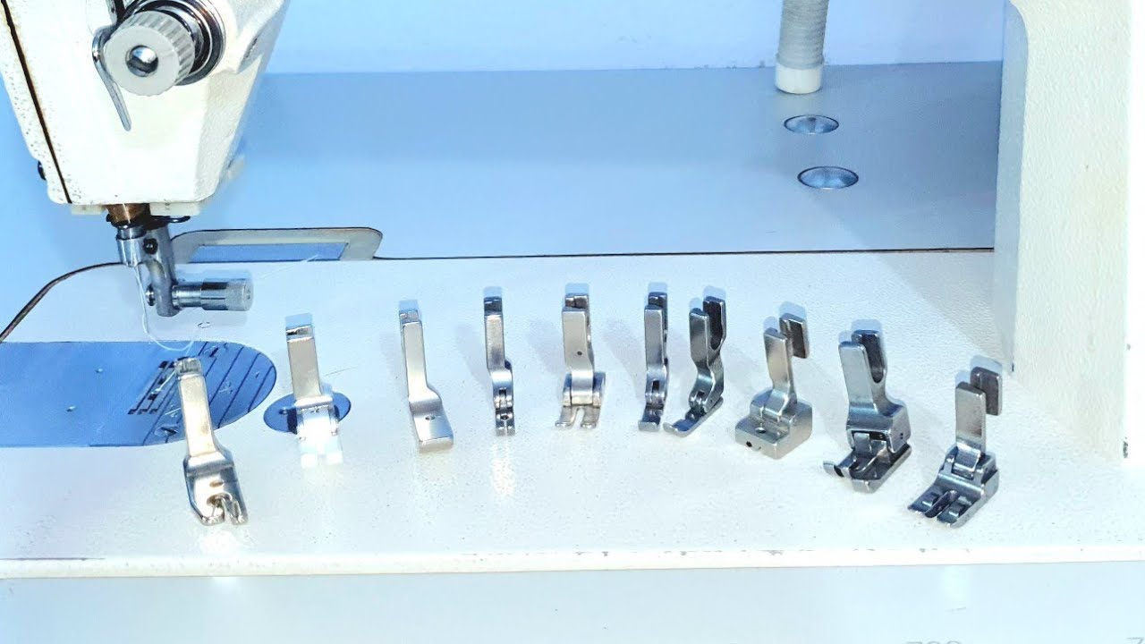 10 prensatelas indispensables para maquina recta industrial
