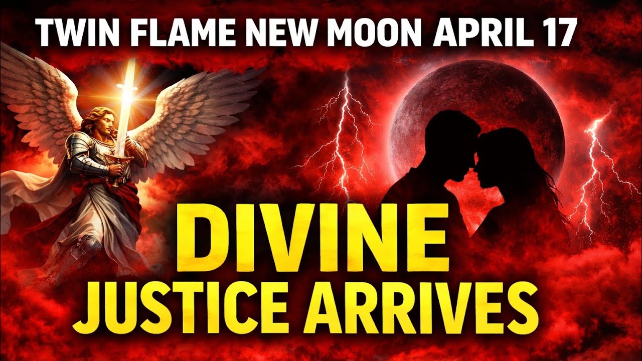 Twin Flame New Moon Energy April 17 🌑 Divine Intervention Brings Karmic Justice🔥🔱