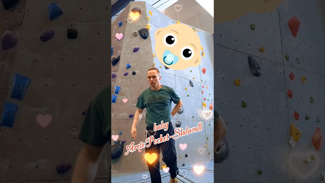 I'm Making Bouldering Babies at the Rock Climbing Gym #shorts