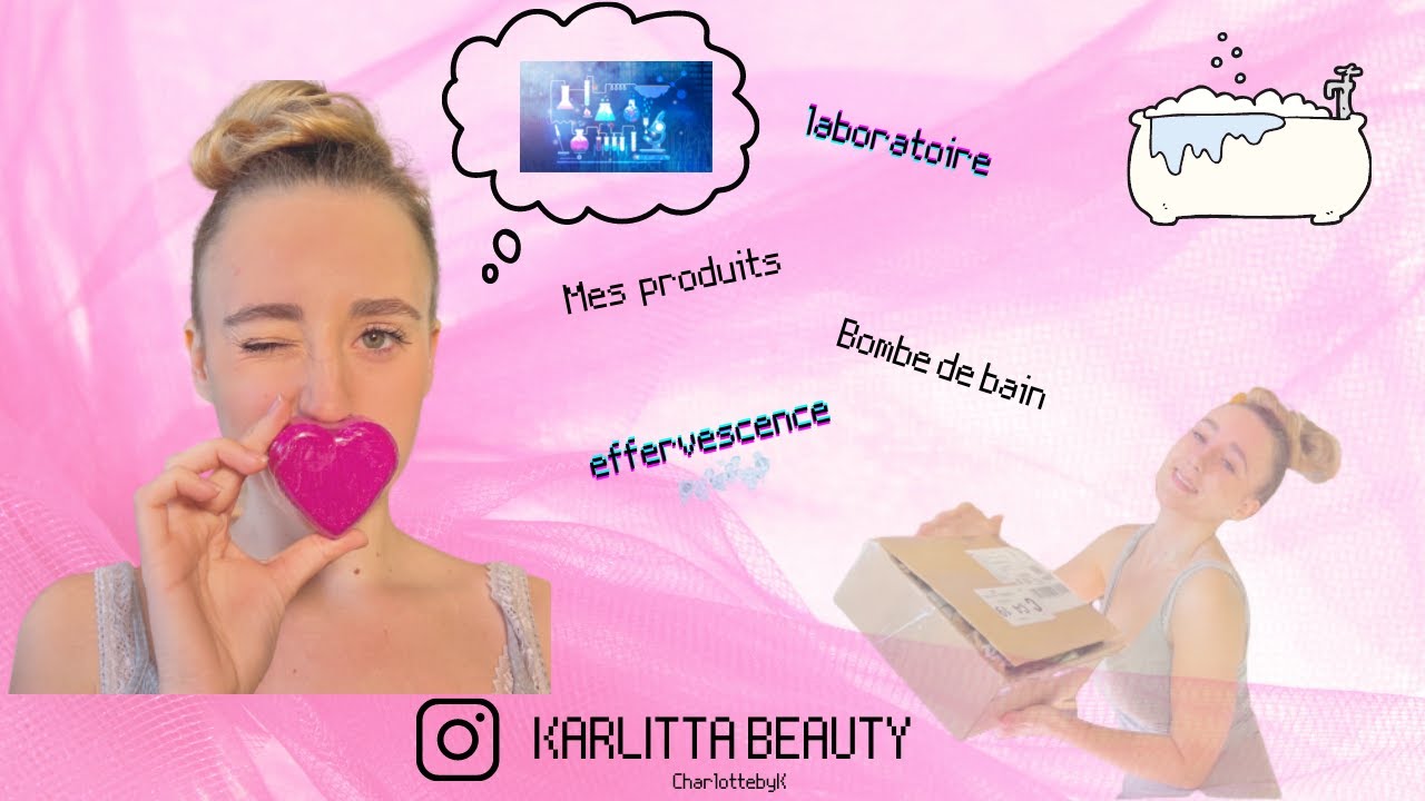 Fabrication de mes produits de bain effervescents, laboratoire, leurs noms, couleurs...