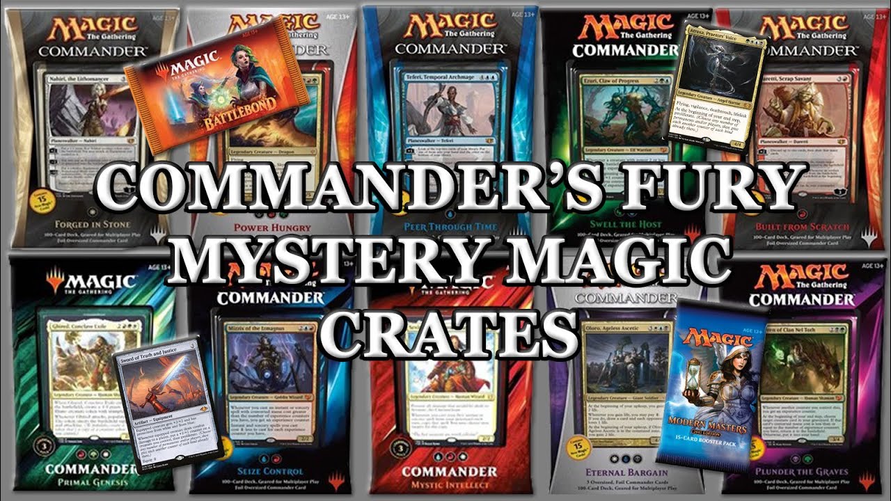 $220 Commander Mystery Magic Crates Opening