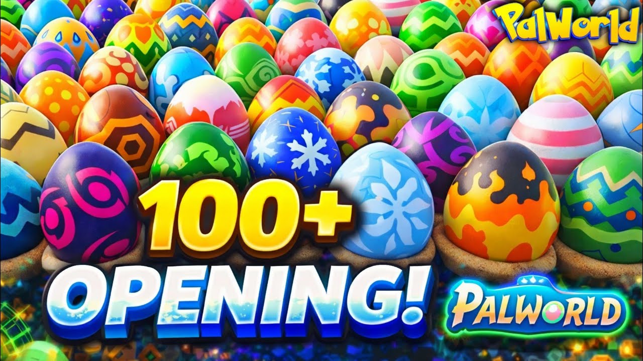 MOST LEGENDARY 100+ POKEMON EGG OPENING IN PALWORLD #24