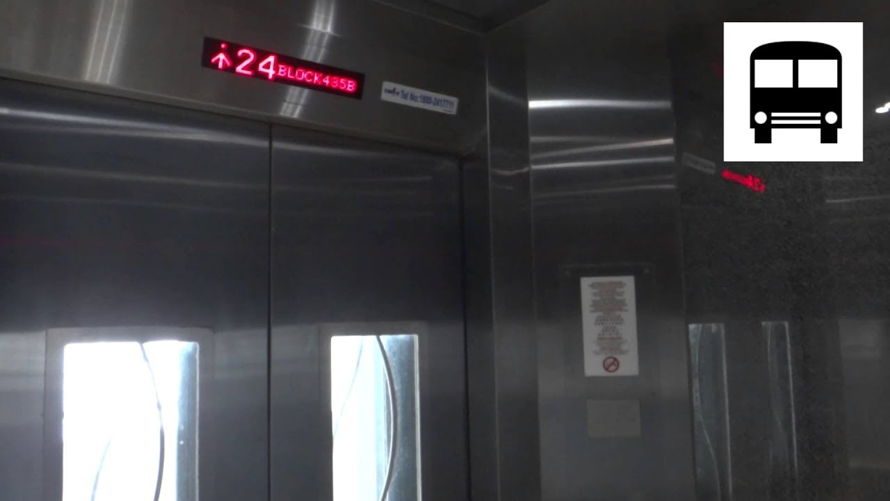 Blk 435B Fernvale Residental HDB, Singapore - Fujitec AC-GD Traction Elevator