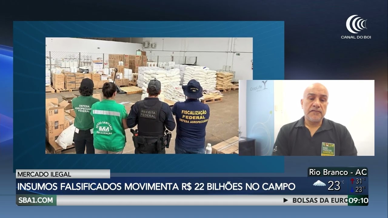 Cresce a utilização de insumos agrícolas falsificados no Brasil
