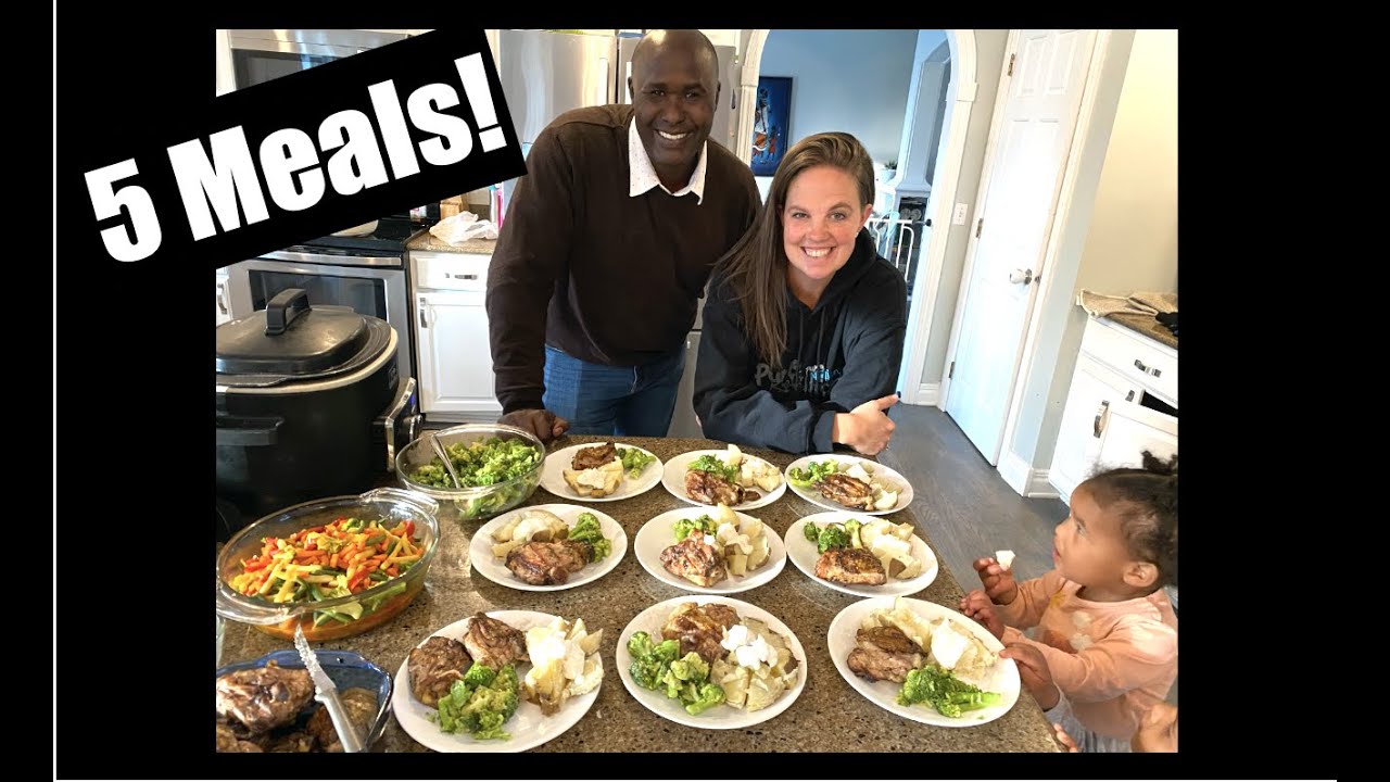 Meal Prepping 5 Simple, Fast, Healthy Dinners I Family of 12!