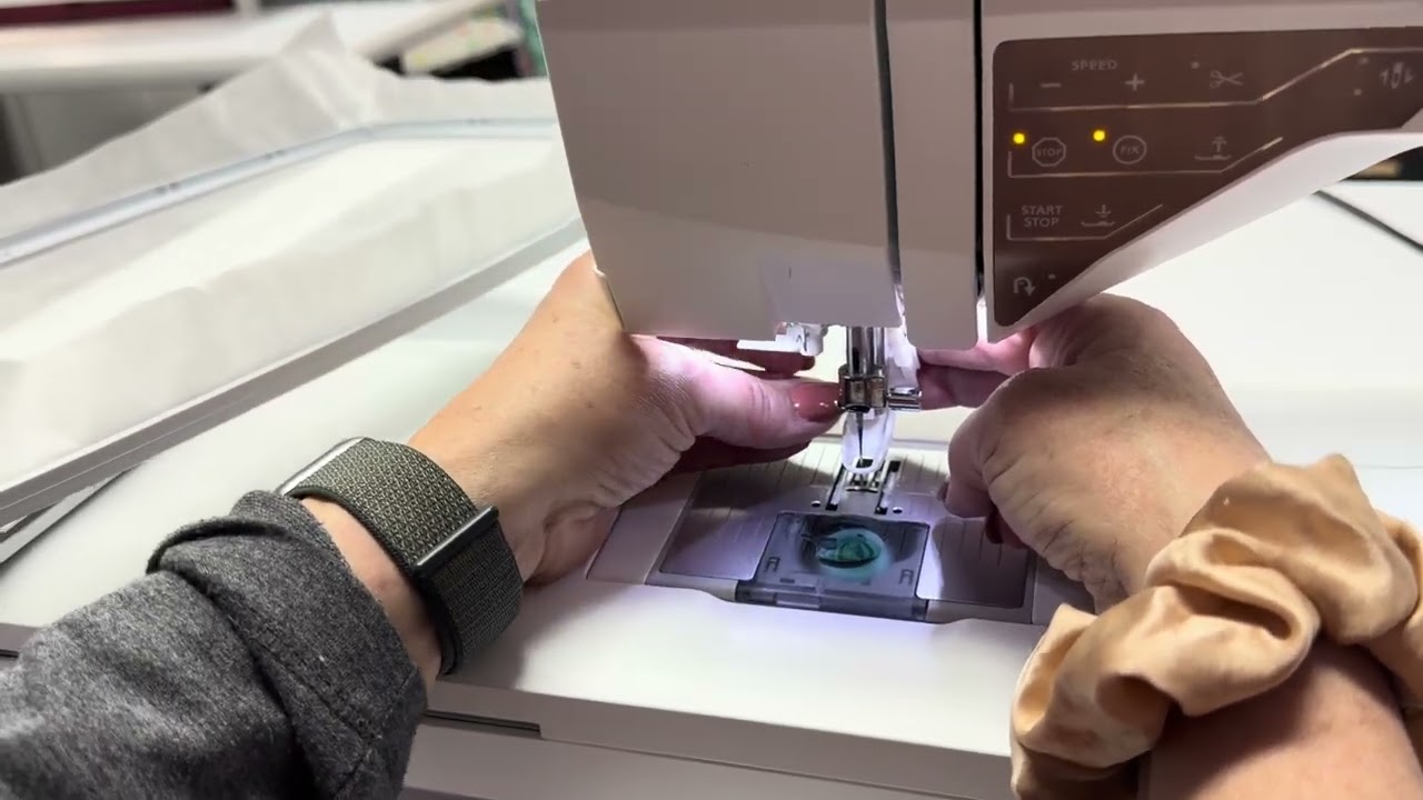PROPER Q FOOT!! How to prepare for Embroidery success!!