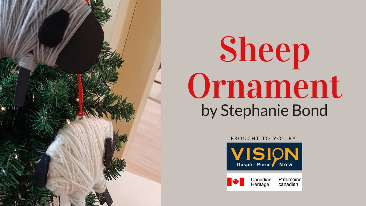 Sheep Ornament by Stephanie Bond