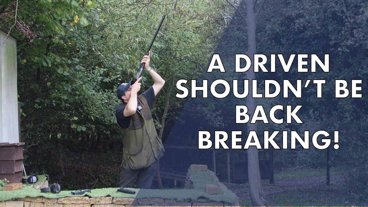 How to shoot a driven clay with a side by side
