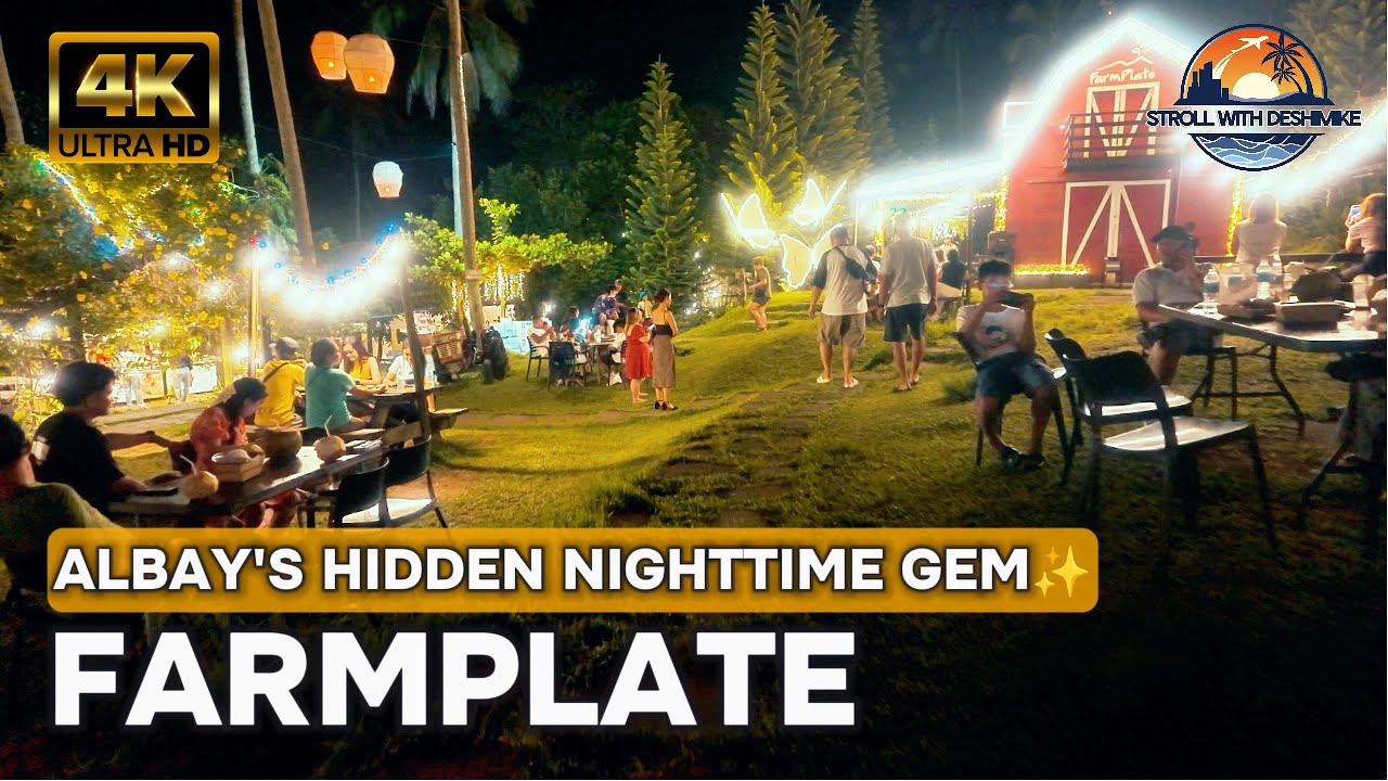 Night Tour of FARMPLATE 🌙 | Peaceful Escape in Albay