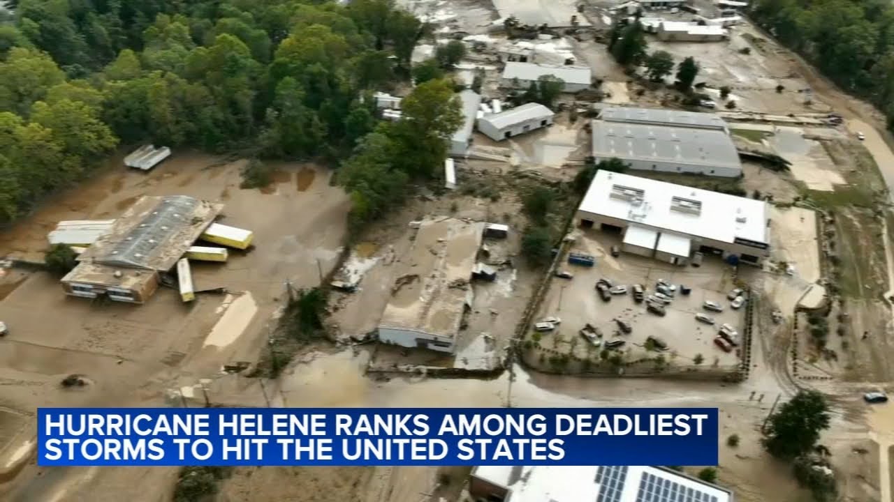 Hurricane Helene ranks among deadliest storms to hit US with more than 130 deaths across 6 states