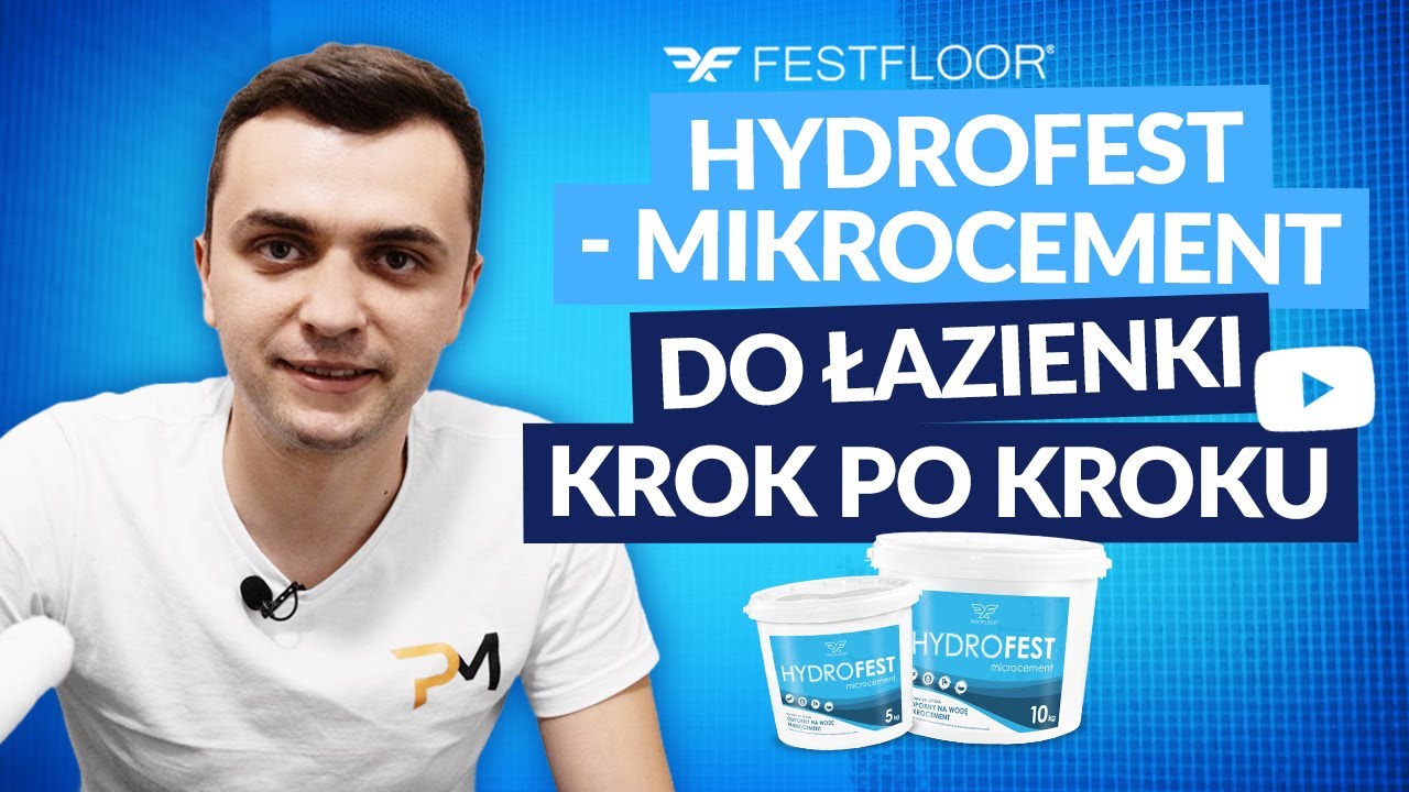 HydroFest: mikrocement odporny na wodę do łazienki - jak położyć? 🛠️ 🚿