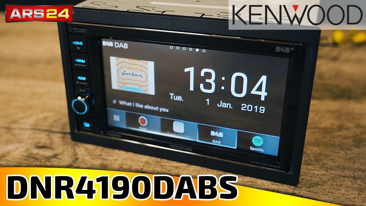 Kenwood DNR 4190 DABS | DAB+ Autoradio mit Navigation 2-DIN | ARS24