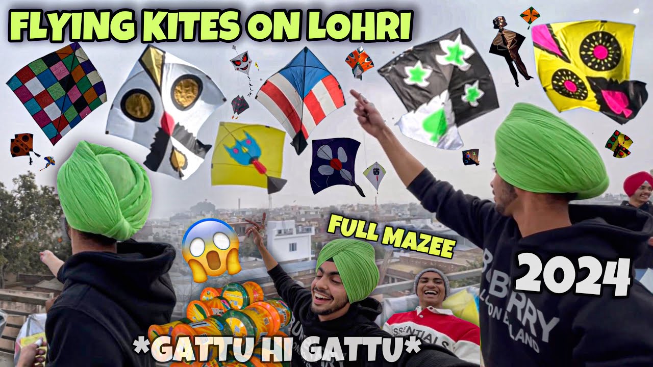 Flying Kites On Lohri 2024😱To Much Fun W/Frndz😍