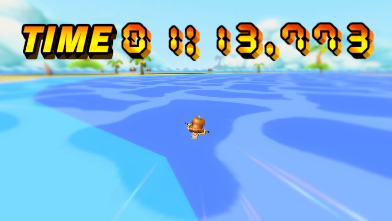 【MKW WR】GBA Shy Guy Beach (Glitch) - 1:13.773