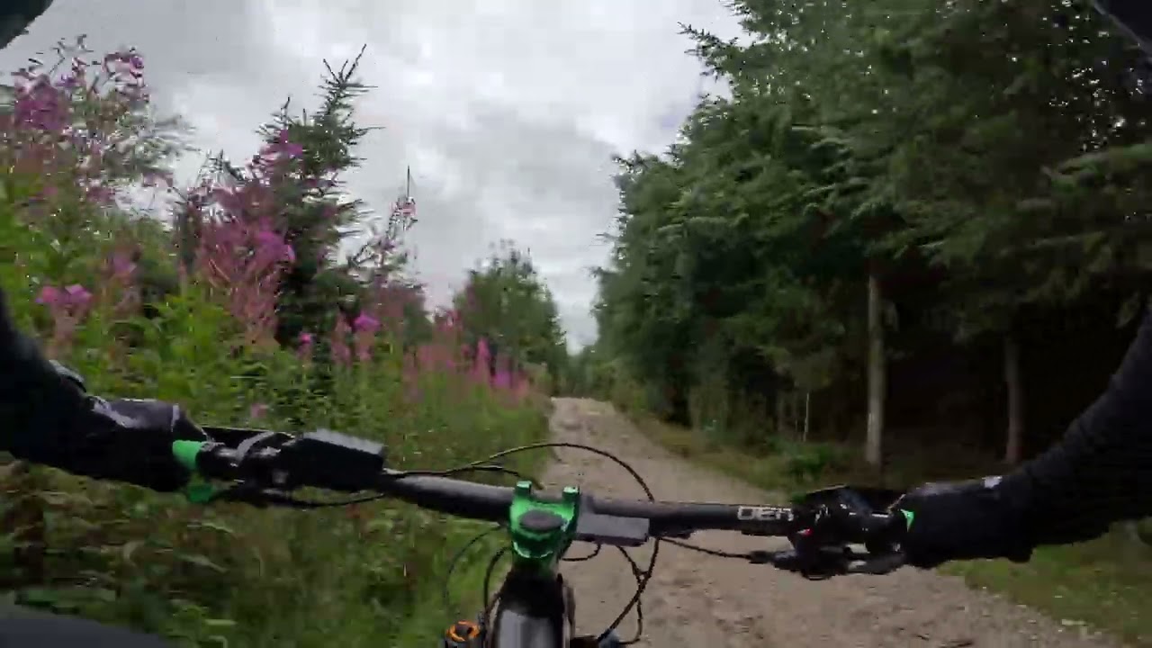 Llandegla one planet . Testing the new eMTB+ mode out on the climb up.