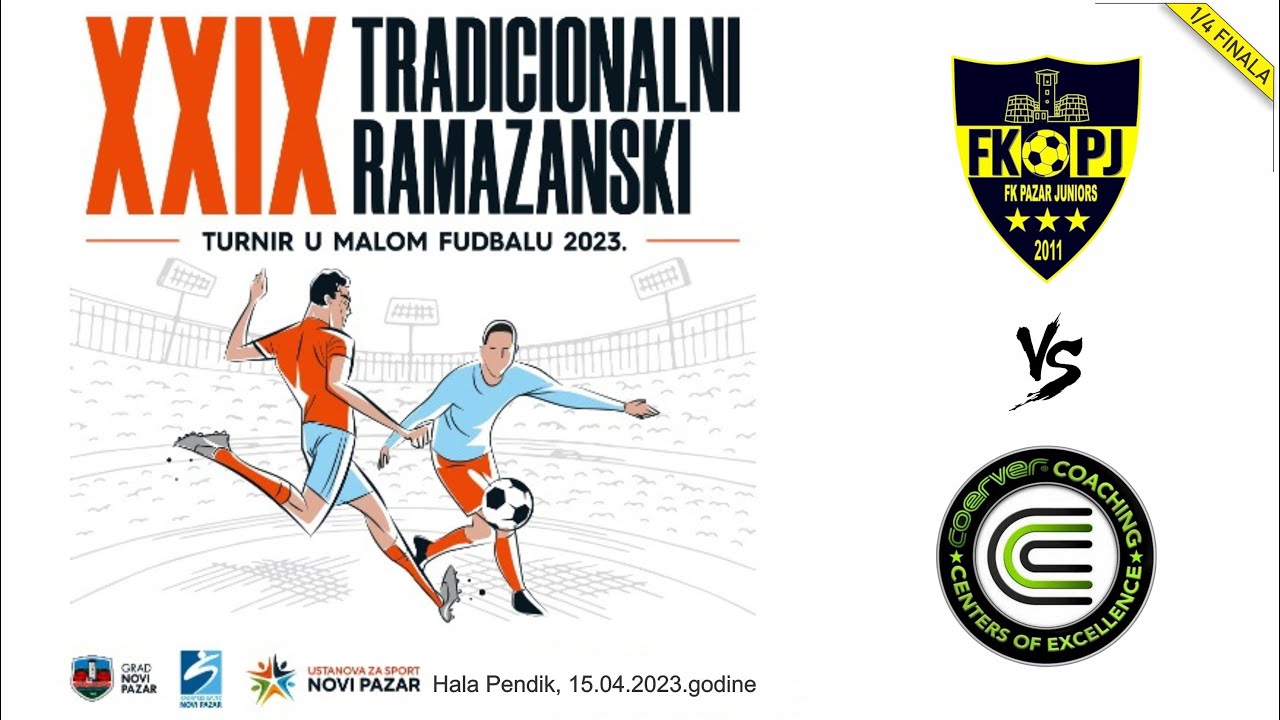 1/4  F I N A L A || FK Pazar Juniors vs Coerver AF *Plavi*  || U11 || XXIX Ramazanski turnir ||