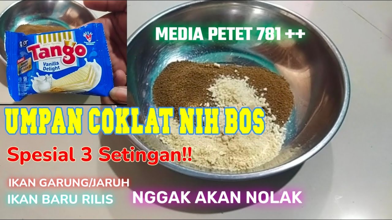 Racikan Umpan Ikan Mas Pelet 781 Spesial 3 Setingan yang Kalian Cari🔥Siang Malam Siap Ngetrik Bossku