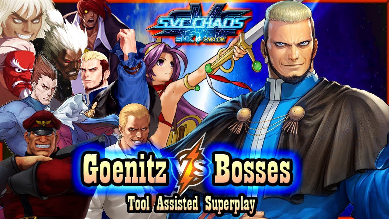 【TAS】SVC CHAOS: SNK VS CAPCOM - GOENITZ VS BOSSES