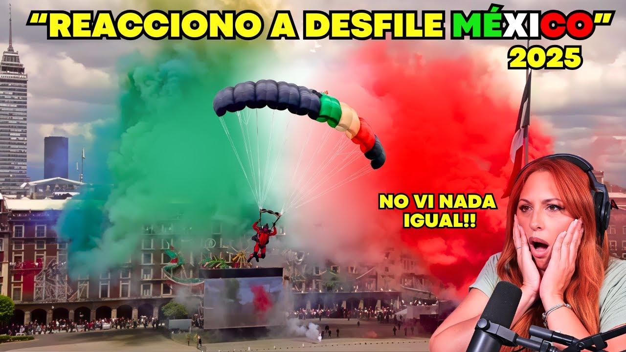 Reaccionando al DESFILE MILITAR de INDEPENDENCIA de MÉXICO 2025! ¡IMPRESIONANTE!| Ceci Dover