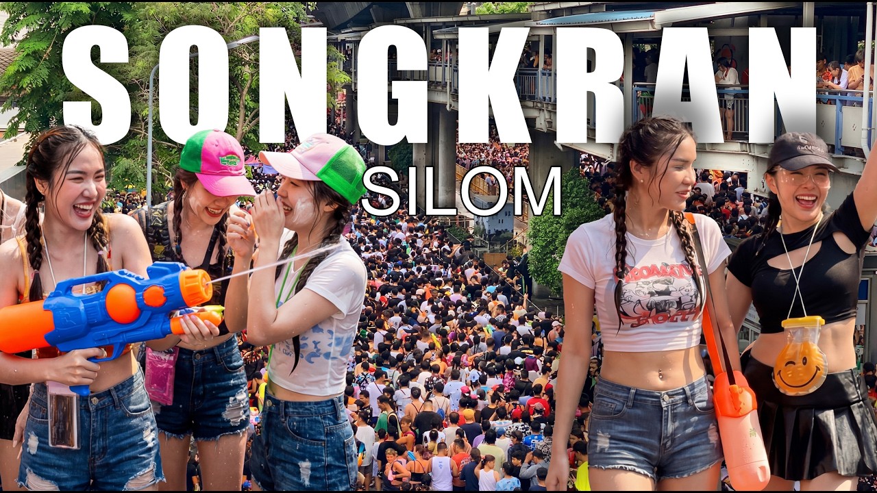 SONGKRAN in Bangkok, Thailand 2026 So WILD 🇹🇭 สงกรานต์ปีใหม่ไทย | MILLIONS Of People! Silom Bangkok