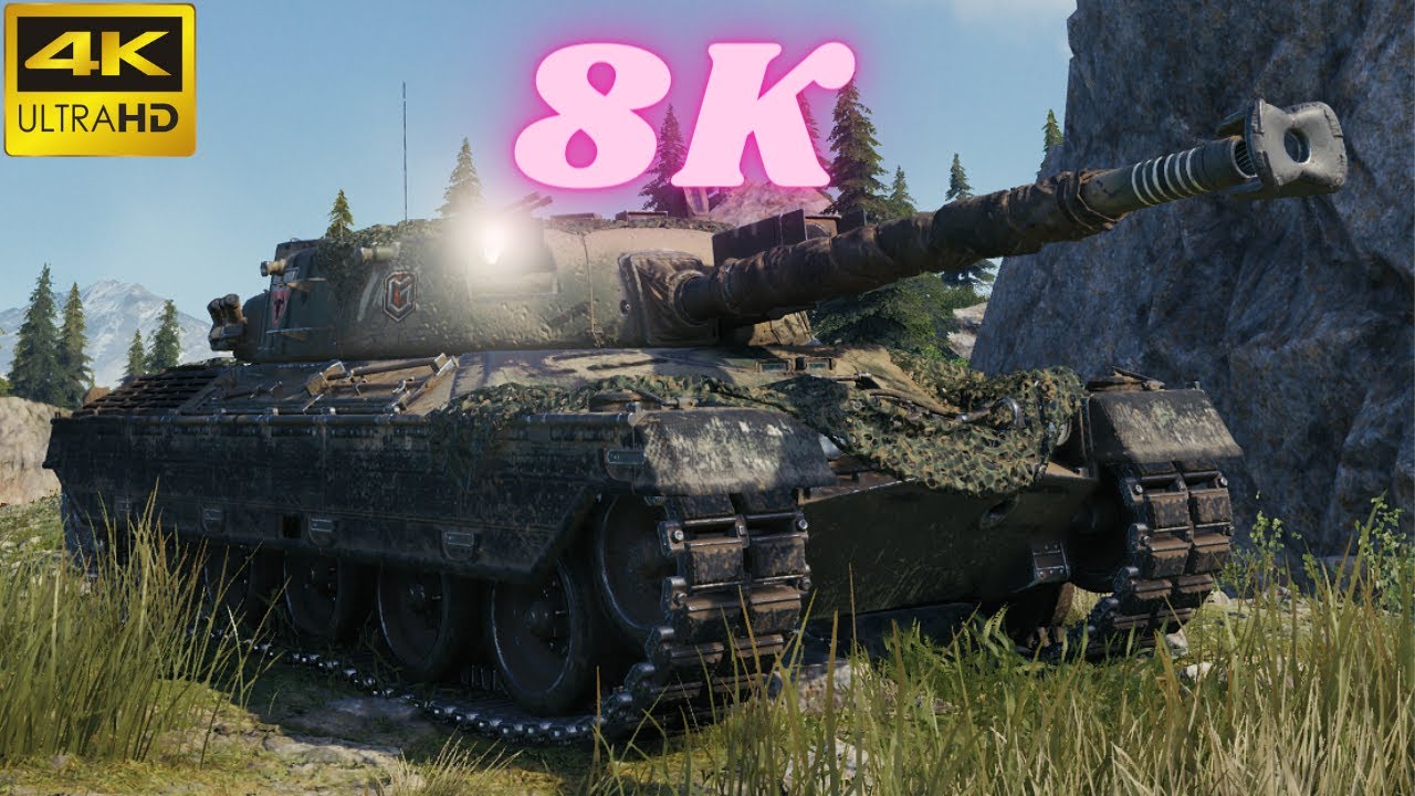 Kampfpanzer 50 t — 11 убийств 8K Damage World of Tanks #WOT Tank Game