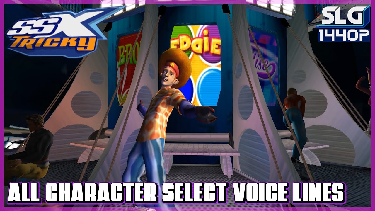 SSX Tricky - All Character Select Voice Lines [2.5K]
