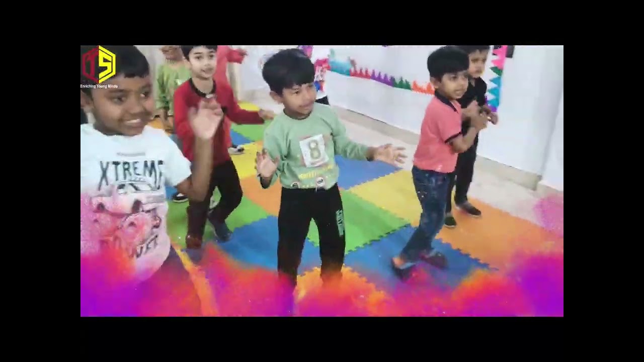 Holi Special L.kg boys | Sparkles | Happy Holi | Holi Celebration | Rang leke khelte | Lakhbir Singh