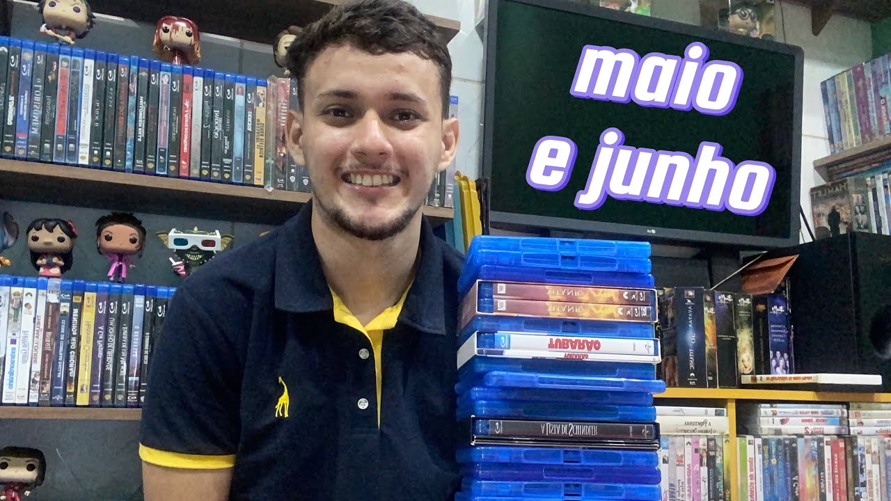 AQUISIÇÕES de FILMES em maio e junho | Blu-rays e DvDs pra coleção.