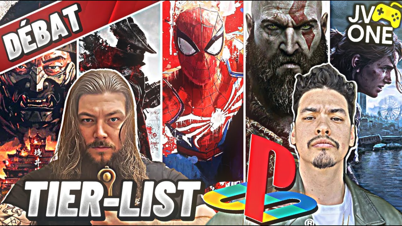 ON DÉMONTE VOS JEUX FAVORIS ! TIER-LIST DES EXCLU PLAYSATION