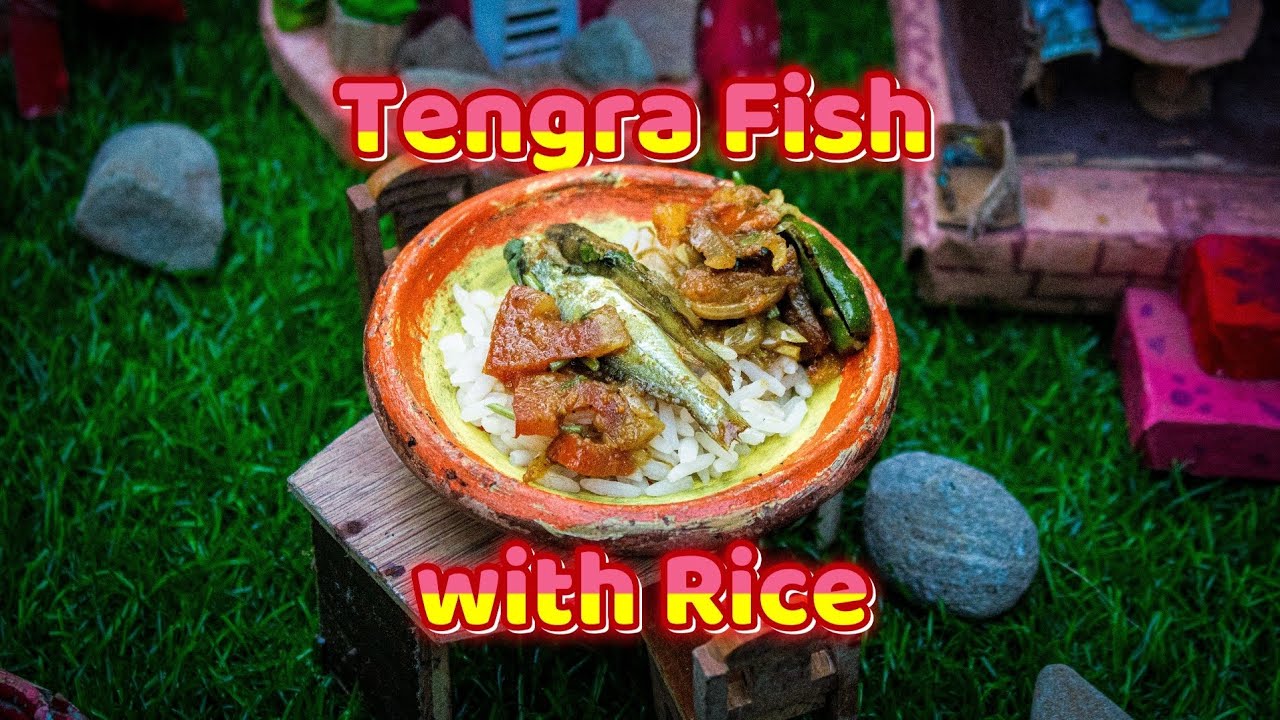 Miniature Tengra Fish with Rice | Bengali Miniature Meal | Miniature Cuisine Show