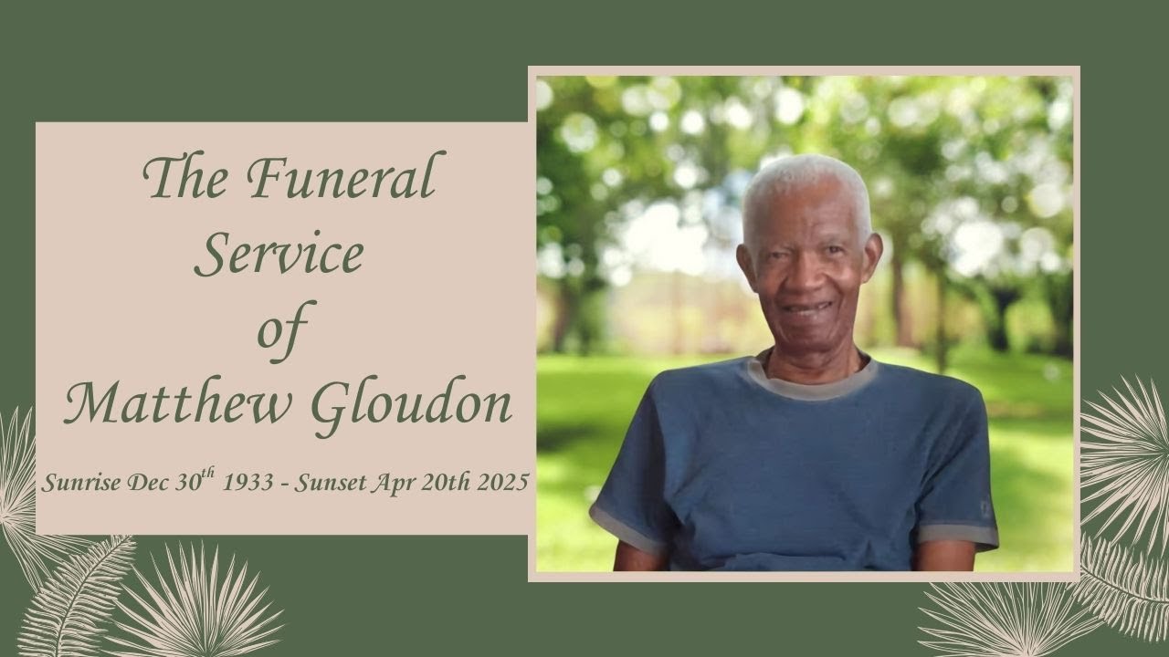 The Funeral Service of Matthew Gloudon